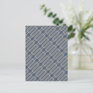 Geometric 3 Abstract Pattern Postcard