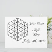 Geometric 3-D Cube Thunder_Cove (Standing Front)