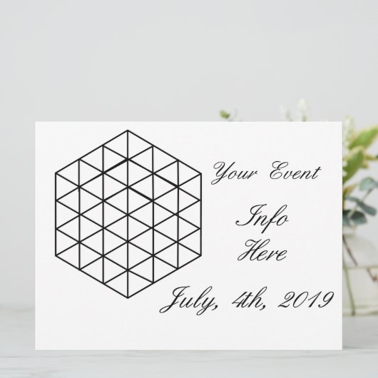 Geometric 3-D Cube Thunder_Cove (Standing Front)