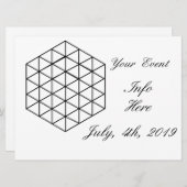 Geometric 3-D Cube Thunder_Cove (Front/Back)