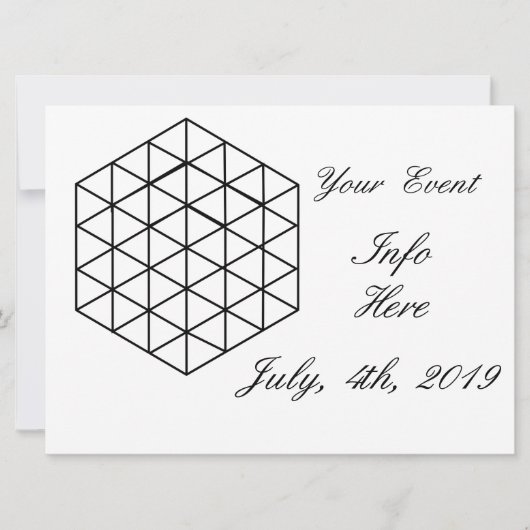 Geometric 3-D Cube Thunder_Cove (Front)