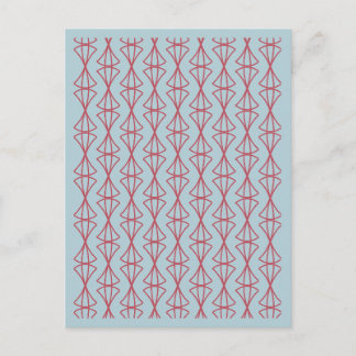 Geometric 4 Abstract Design Postcard