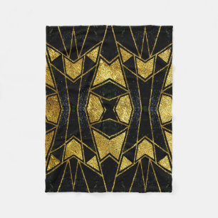 Geometric #639 fleece blanket