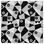 Geometric Abstract 030919 - Gray Fabric