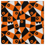Geometric Abstract 030919 - Orange Fabric