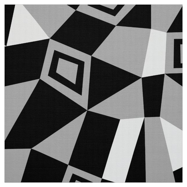 Geometric Abstract 050919 - Gray Fabric (Swatch)