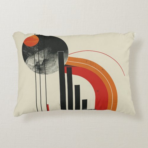 Geometric Abstract Accent Pillow
