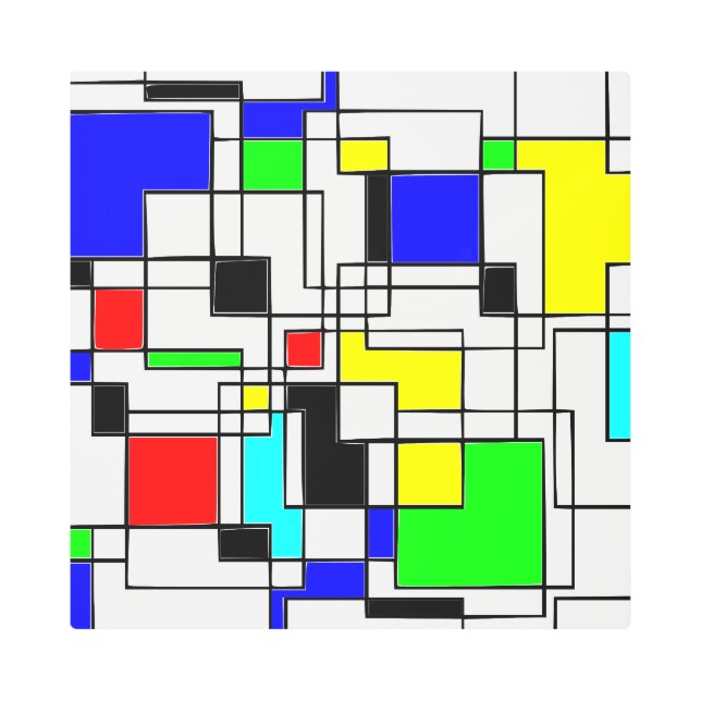 Geometric Abstract Art (Front)