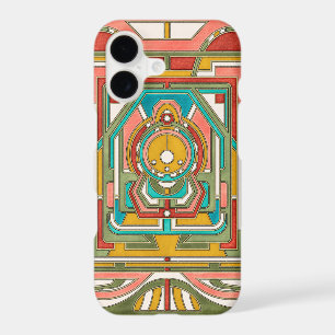 Geometric Abstract Art Nouveau / Art Deco iPhone 17 Case
