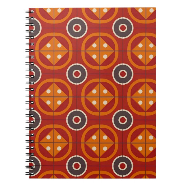Geometric Abstract Artwork Notebook (Front)