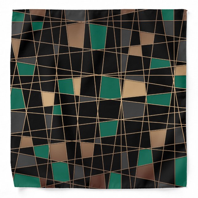 Geometric, abstract bandana (Front)