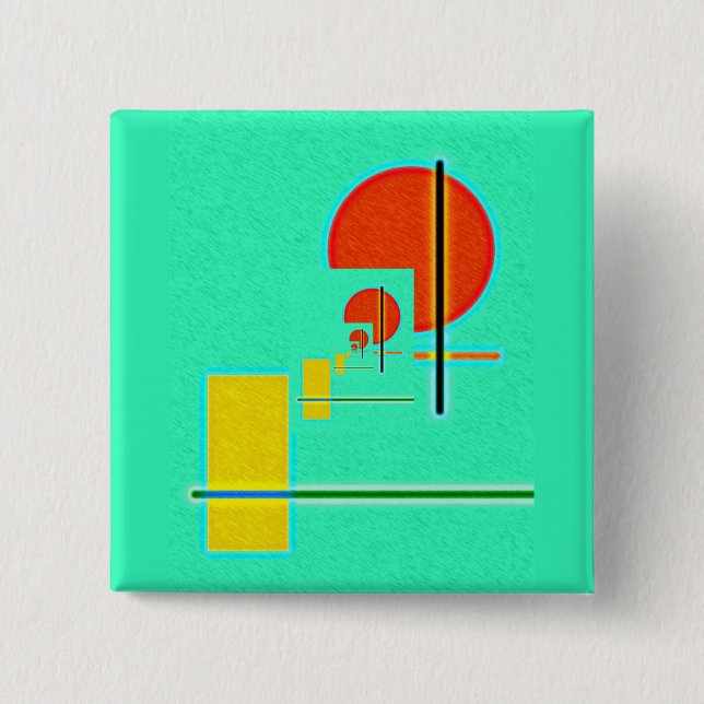 geometric abstract button (Front)