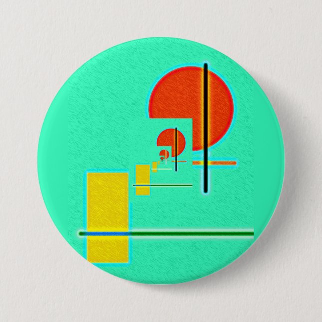 geometric abstract button (Front)