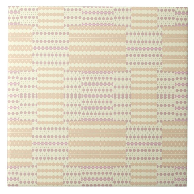 geometric abstract ceramic tile (Front)