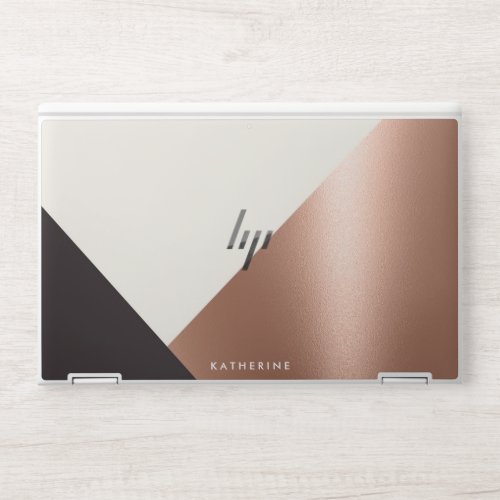 Geometric Abstract Color Block HP Laptop Skin
