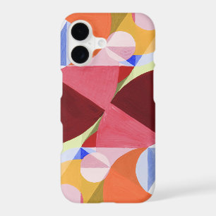 Geometric Abstract Color Blocks Painting iPhone 17 Case