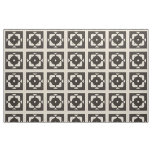 Geometric Abstract Design with Symmetrical Pattern Fabric