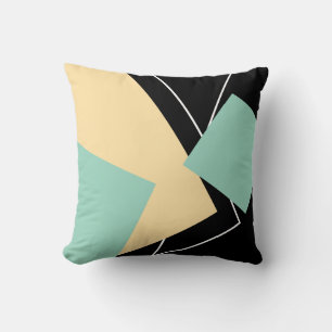 Geometric Abstract Designer Throw Pillow