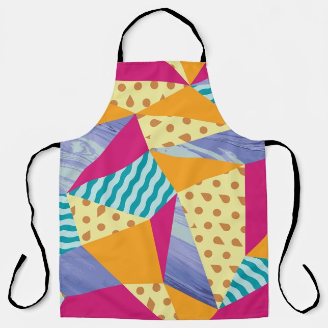 Geometric, abstract elements: decorative seamless  apron (Front)