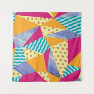 Geometric, abstract elements: decorative seamless tapestry