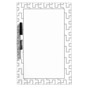 Geometric Abstract Floor Design Dry Erase Board