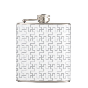 Geometric Abstract Floor Design Flask
