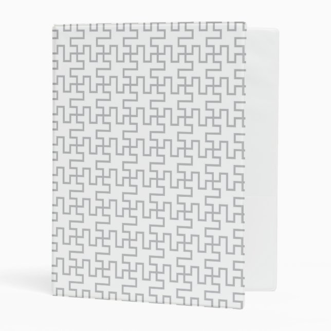 Geometric Abstract Floor Design Mini Binder (Front/Inside)