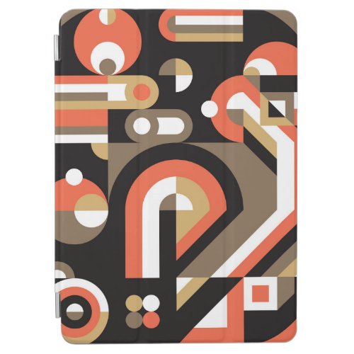 Geometric Abstract Futuristic Artwork Design iPad Air Cover