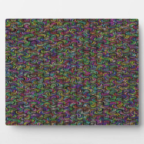 Geometric Abstract Mosaic Art Plaque