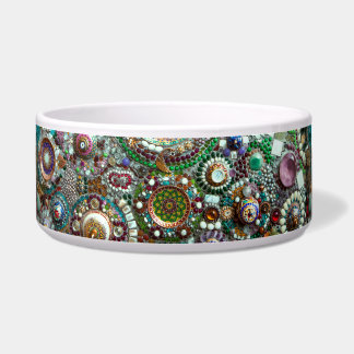 Geometric Abstract Mosaic Bowl