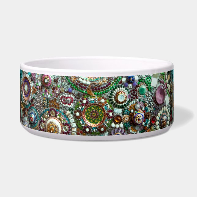 Geometric Abstract Mosaic Bowl (Front)