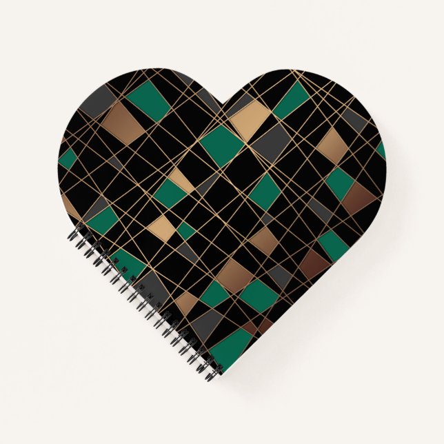 Geometric, abstract notebook (Front)