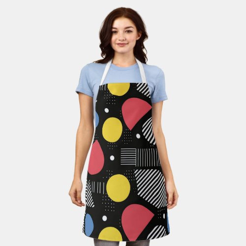 Geometric Abstract Pattern Apron