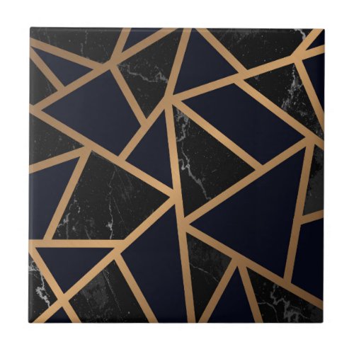 Geometric Abstract Pattern Ceramic Tile