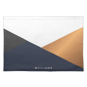 Geometric Abstract Pattern Cloth Placemat