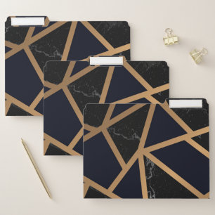 Geometric Abstract Pattern File Folder