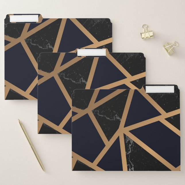 Geometric Abstract Pattern File Folder (Set)