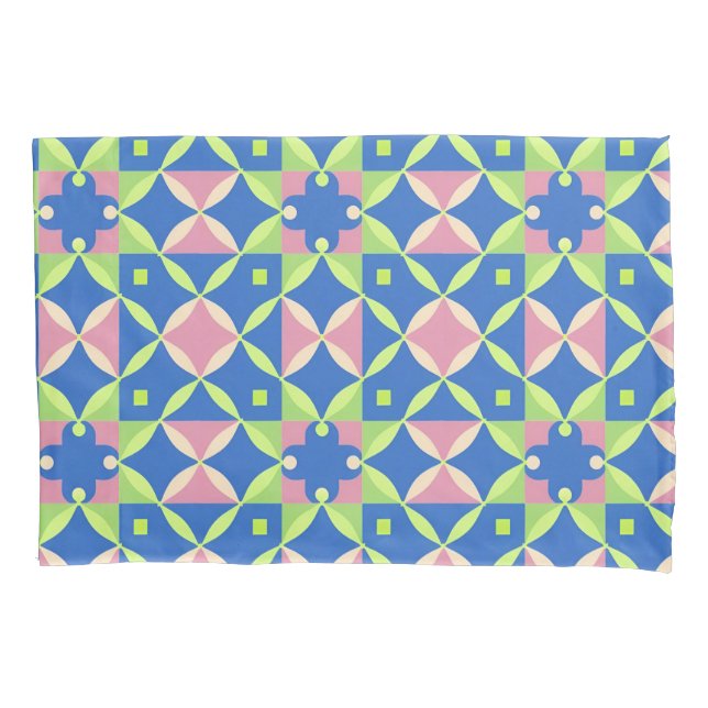 Geometric Abstract Pattern Pillow Case (Front)