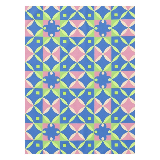 Geometric Abstract Pattern Tablecloth (Front)