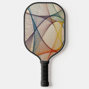 Geometric Abstract Pickleball Paddle