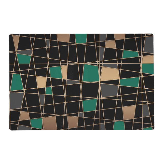 Geometric, abstract placemat (Front)