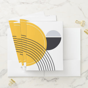 Geometric Abstract Pocket Folder