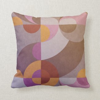 Geometric abstract retro circles Colorful pattern
