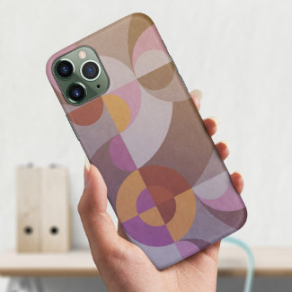 Geometric abstract Retro circles Elegant colorful