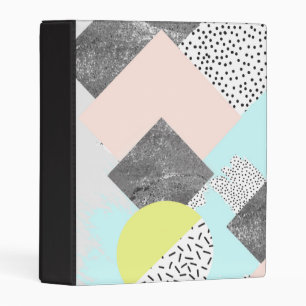 Geometric Abstract Scandi Design Mini Binder