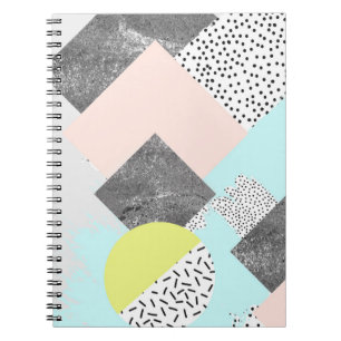 Geometric Abstract Scandi Design Notebook