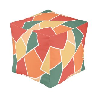 Geometric Abstract Shapes Fall Autumn Colors 