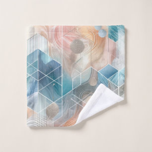 Geometric Abstract Towel – Modern Design