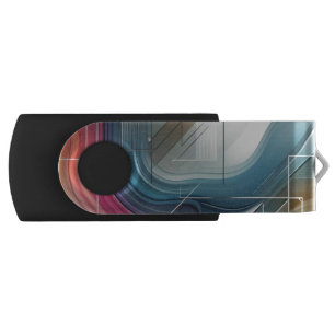 Geometric Abstract USB Flash Drive