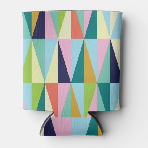 Geometric Abstract Vintage Illustration Can Cooler